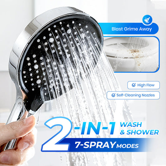 🚿 50% OFF NOW! ✨ High-Pressure Rainfall Shower Head 💦📦