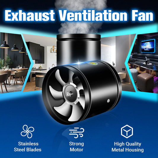 💨 50% OFF! Pousbo® Super Suction Mute Exhaust Fan – Powerful airflow, ultra-quiet (<30dB)🛡️✨