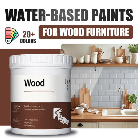 ⏰2025 NEW SALES - 50% OFF🔥Water-based Environmentally Friendly Odorless Wood Furniture Repair and Renovation Paint🍃