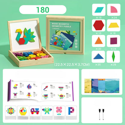 Creative Magnetic Geometric Puzzle Blocks Set
