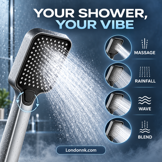 Premium 4-Mode High Pressure Shower Head✨