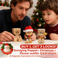 🔥Charming Little Swaying Wooden Figure & 12PCS Magnetic Expressions