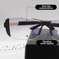 Blue light and fatigue-reducing glasses for near and far vision