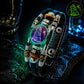 💥Last-day sale – 50% off ☪️Glow-in-the-dark leather zodiac sign bracelet for men and women (6.9/8.1 inches)♑️