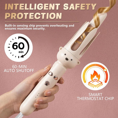 🔥28mm Negative Ion Fully Automatic Curling Iron—Create Perfect French Curls