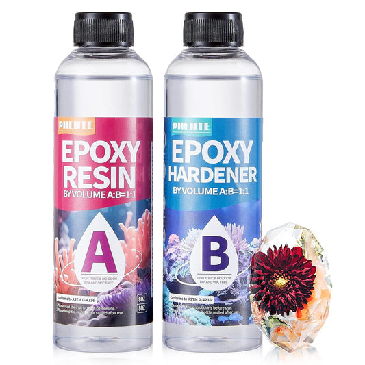 🎨Epoxy Resin AB Glue - Transparent Drip Adhesive, Unlimited Creativity!
