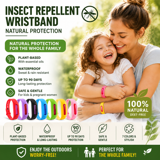 🎁 BUY 1 GET 1 FREE! 🦟 Mosquito Repellent Bracelet