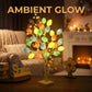 ✨Lighted Birch Egg Tree with 24 Colorful Eggs🌳💡