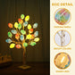 ✨Lighted Birch Egg Tree with 24 Colorful Eggs🌳💡