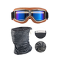 🥽  🏍️ Vintage Helmet Goggles Motorcycle Goggles – UV Protection, Anti-Fog & Adjustable Strap 🛡️
