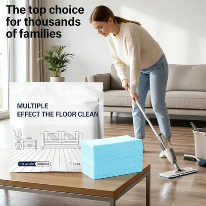 🔥30-Pieces Multi-Effect Floor Cleaning Sheets– Concentrated Cleaner for Hardwood, Tile, Laminate & More