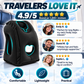 Portable, Inflatable, Ergonomic Travel Pillow – 360° Neck Support & 45° Perfect Angle for Travel 💤