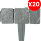 🌿✨Imitation Stone Garden Fence – Realistic Look, Easy Install & Expandable Design