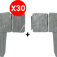 🌿✨Imitation Stone Garden Fence – Realistic Look, Easy Install & Expandable Design