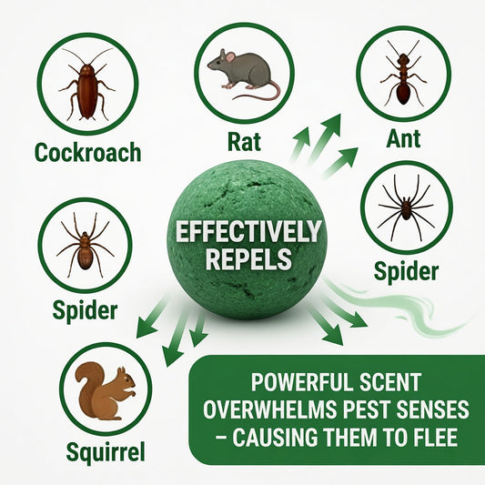 Powerful rodent and insect repellent pill