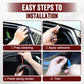 🔇5-hole Automotive Dust-proof and Shock-absorbing Sealing Strip