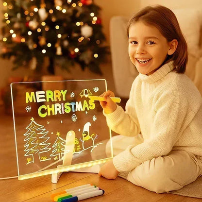 🎉 2026 Sale — Over 27,000 Sold! 💞 Kids Luminous LED Acrylic Drawing Board