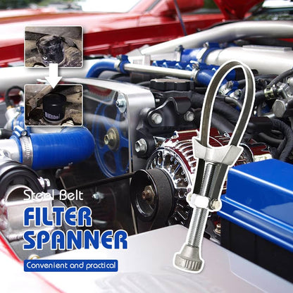 🆕 2026 New Arrival | Steel Belt Filter Spanner | Easy Grip Design 💪【50% OFF】