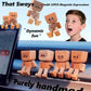 🔥Charming Little Swaying Wooden Figure & 12PCS Magnetic Expressions