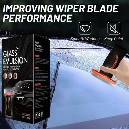 🧽 BUY 2 GET 1 FREE! 🔥 Handy glass oil film remover – quick removal, streak-free, and long-lasting shine ✨