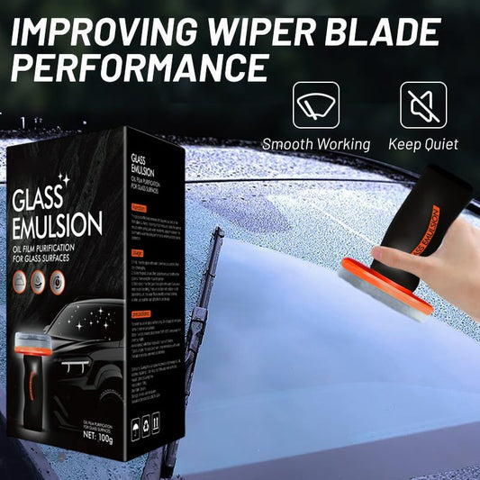 🧽 BUY 2 GET 1 FREE! 🔥 Handy glass oil film remover – quick removal, streak-free, and long-lasting shine ✨
