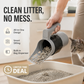 📢📢50% OFF !! ⏰ Self-Cleaning Litter Scoop with Waste Bin – Easy One-Handed Use 🧹🗑️