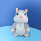 🎄LIMITED-TIME 50% OFF!⏰Talking Hamster Plush – repeats whatever you say, auto head-shaking, hilarious fun for kids & adults