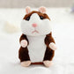 🎄LIMITED-TIME 50% OFF!⏰Talking Hamster Plush – repeats whatever you say, auto head-shaking, hilarious fun for kids & adults