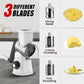3 in 1 Rotary Cheese Grater Vegetable Slicer🔥