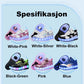 LED Light-Up Roller Shoes with Detachable Wheels