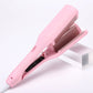 💖French Egg Roll Hair Waver, 1.3 Inch V Shape Wave Curler, Anti Scald Hair Crimping Iron for Bouncy Salon Waves