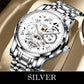 🔥Men's Waterproof Roman Skeleton Automatic Mechanical Watch