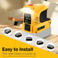 Compact DC to AC Inverter - Suitable for cars, motorhomes, outdoor use, and summer houses