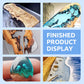 🎨Epoxy Resin AB Glue - Transparent Drip Adhesive, Unlimited Creativity!