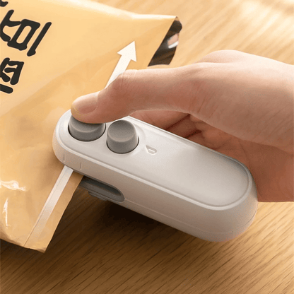 💥Mini Sealer Small Household Hand Pressure Sealer Portable Snack Plastic Bag Heat Sealing Machine