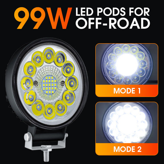 🔥While Supplies Last 49% OFF!🎉4-inch 99W LED Pod for Off-Road