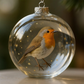 🎁Nature's bird's-eye glass-like spherical ornaments