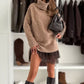 ❄️Hot Sale 50% OFF!!⚡Turtleneck Sweater Mini Dress Set