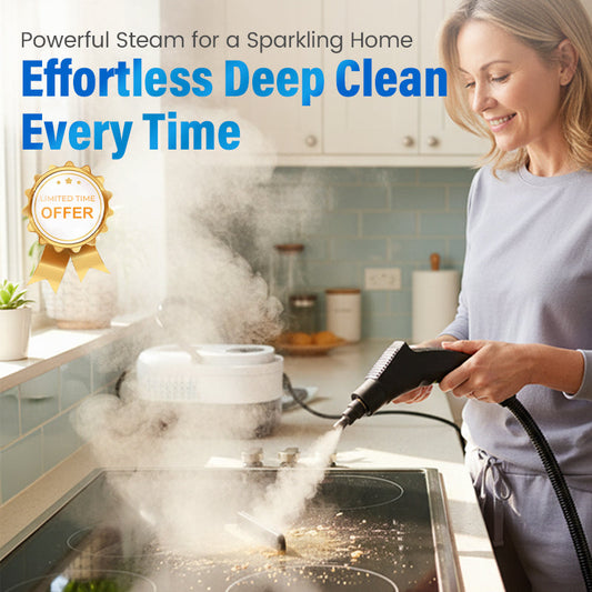 🥳2026 HOT SALE⏰ 50% OFF! High‑Temp Steam Cleaner