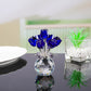 💖49% Off!🌹Everlasting Crystal Rose Flower Figurine in Vase🌸
