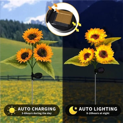 🌻 Realistic & Weatherproof | 2026 Hot Sale Solar Sunflower | IP65 Outdoor Decor ✨【50% OFF】
