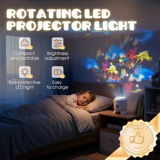 🔥2026 Hot Sale 50% OFF✨Dynamic rotating LED projector light