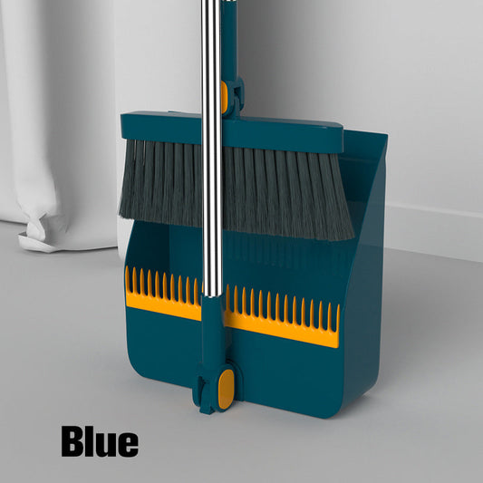 🧹 Stand-Up Dustpan Set with 180° Rotating Broom – Easy, Efficient & Hands-Free Cleaning ✨🚪