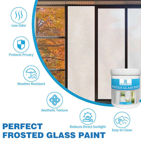 🎁 50% OFF! 🔥 Frosted Glass Paint 2026 – Quick-Drying, Water-Resistant & Elegant Frosted Effect 🌫️✨