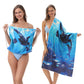 ⏰🔥LIMITED TIME 50% OFF!🔥50K+ SOLD!2-in-1 Printed Beach Towel Backpack