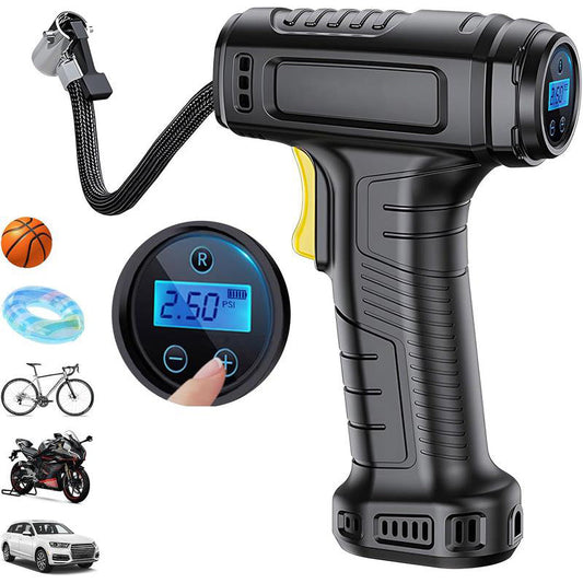 Portable Cordless Air Compressor with Digital Display