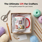 ☕Crochet & Knitting Themed Ceramic Coffee Mug