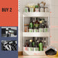 Multi-Tier No-Drill Corner Storage Shelf