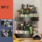 Multi-Tier No-Drill Corner Storage Shelf