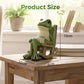🐸☀️ Solar Frog Rocking Chair Ornament | LED Light Up Garden Decor